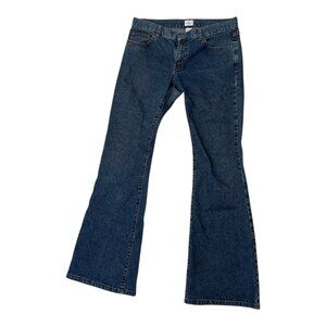 Calvin Klein Juniors Medium Blue Flare Leg Denim Jeans Stretch Sz 11